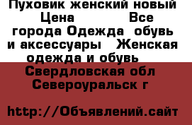 Пуховик женский новый › Цена ­ 2 600 - Все города Одежда, обувь и аксессуары » Женская одежда и обувь   . Свердловская обл.,Североуральск г.